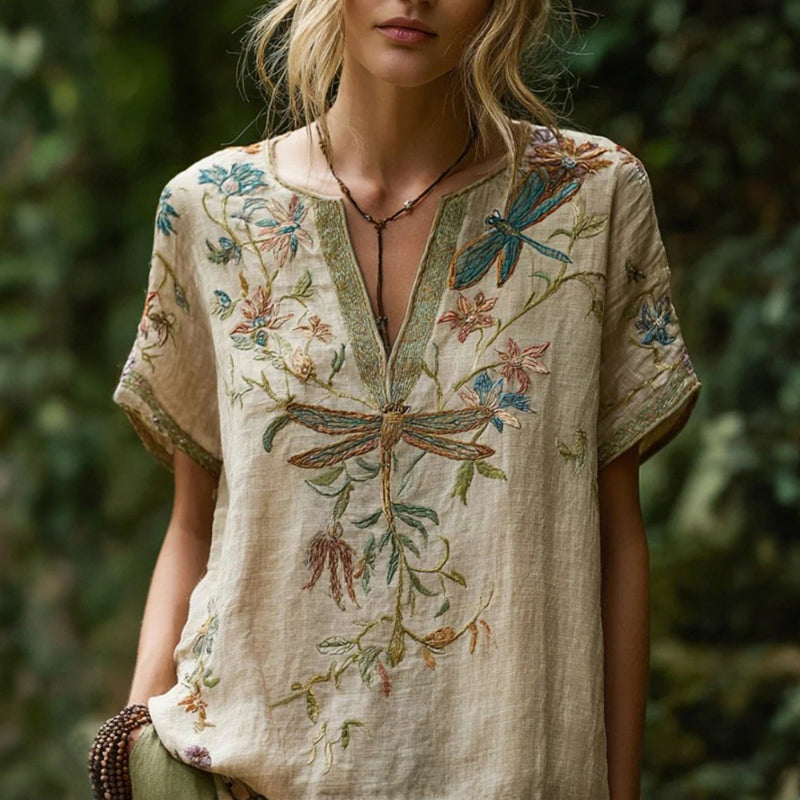 Sabrina | Blomstret bluse