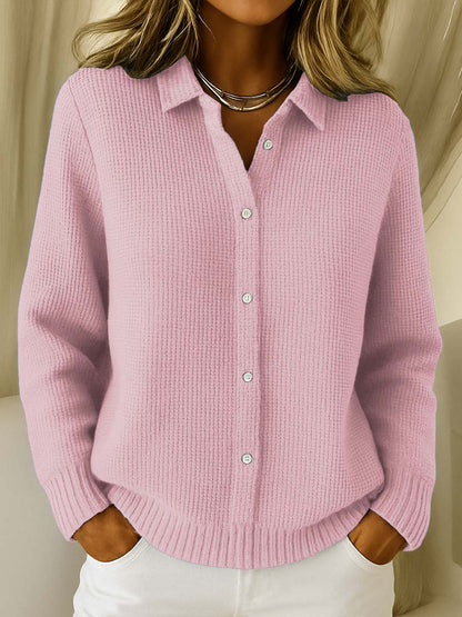 Frederikshøj – Klassisk Strikket Cardigan med Knapper