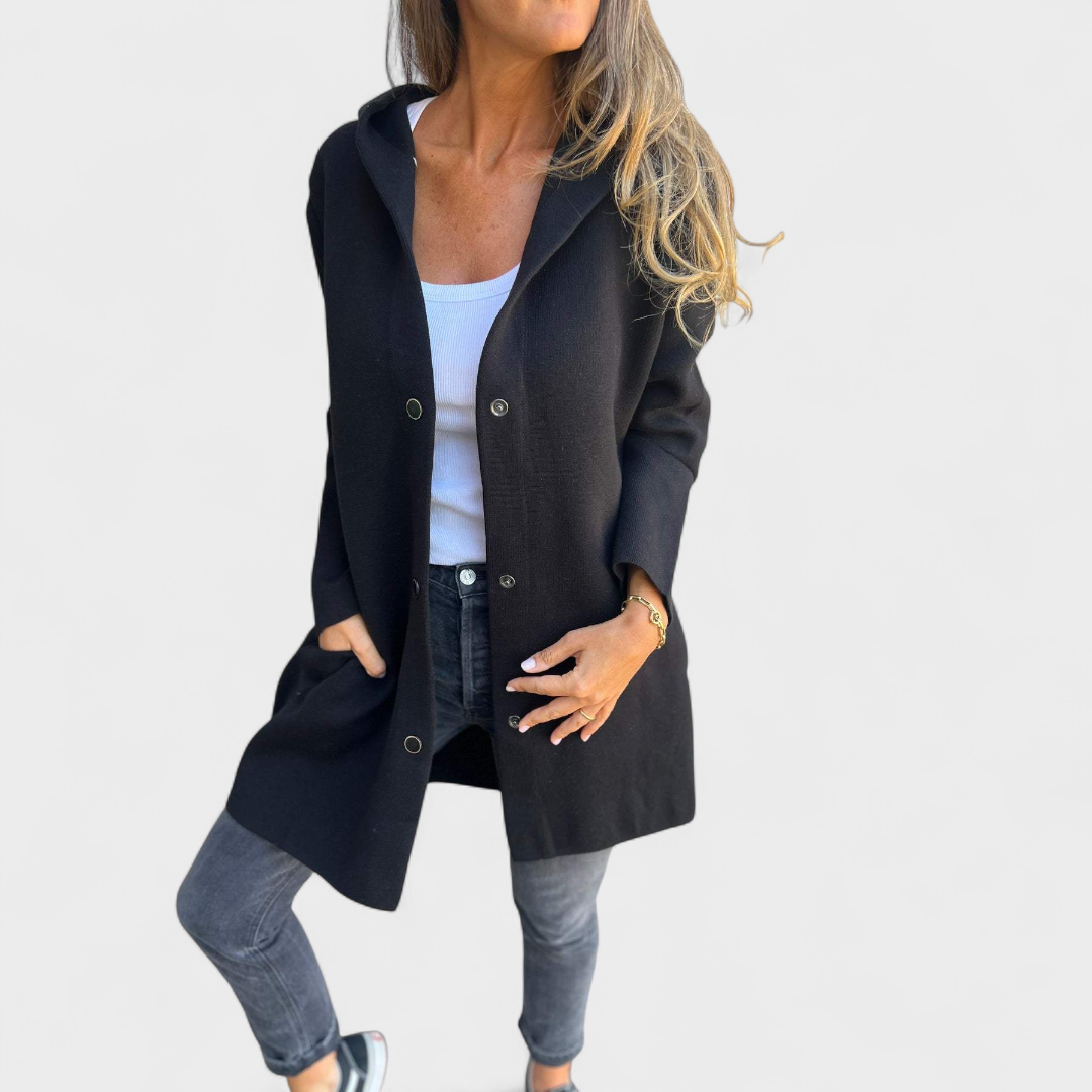 Sancha – Urban frakke med hætte