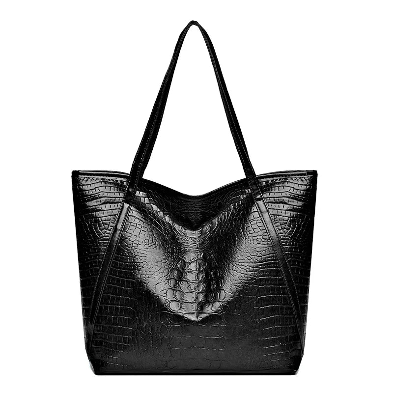 VITTORIA™ Stilfuld Retro Krokodillemønstret Taske