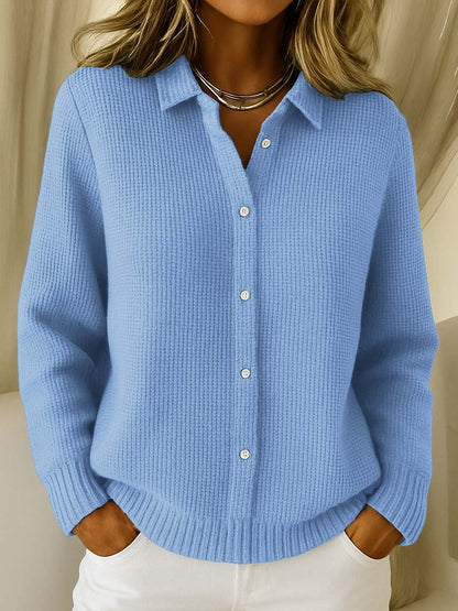 Frederikshøj – Klassisk Strikket Cardigan med Knapper